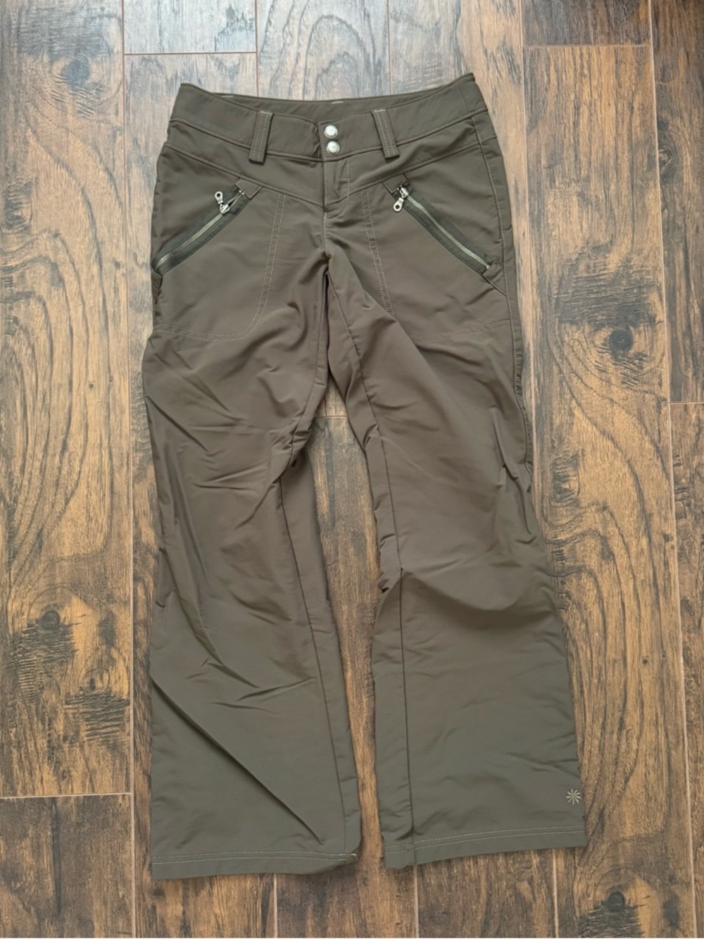 Athleta Size 2P Brown Bootcut Outdoor Pants